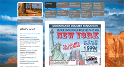 Desktop Screenshot of moonrakertours.com